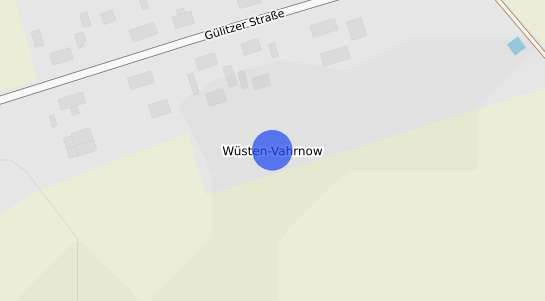 Bodenrichtwertkarte Guelitz Reetz W&uuml;sten Vahrnow